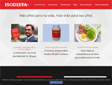 Tablet Screenshot of isodieta.com